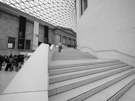 LONDON, UK - CIRCA SEPTEMBER 2019: The Great Court at the British Museum designed by architect Lord...