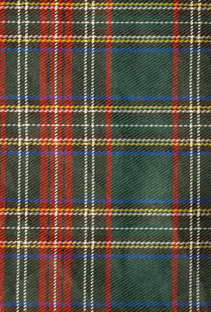 Tartan fabric swatch sample useful as a background