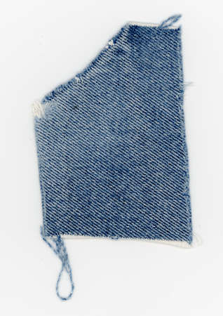 blue jeans denim fabric swatch useful as a background