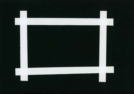 paper frame illustration with copy space for text