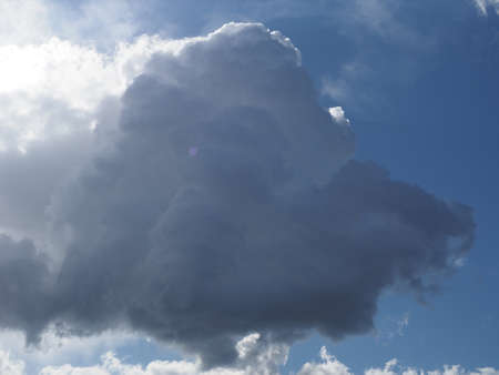 stormy sky with clouds useful as a backgroundの写真素材