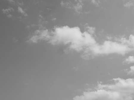 sky with clouds useful as a background in black and white