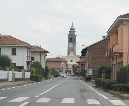 CANDELO, ITALY - CIRCA JULY 2022: San Lorenzo translation St Lawrence churchのeditorial素材