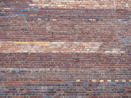 red brick wall texture useful as a backgroundの写真素材