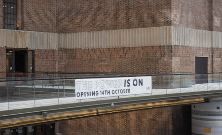 LONDON, UK - CIRCA OCTOBER 2022: The Battersea Power Station is reopening on the 14th of October