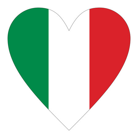 I love Italy isolated over transparent background PNGの写真素材
