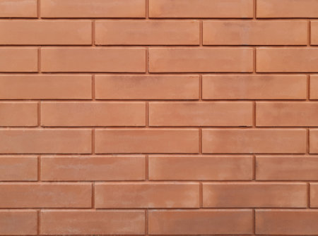 red brick wall useful as a backgroundの写真素材