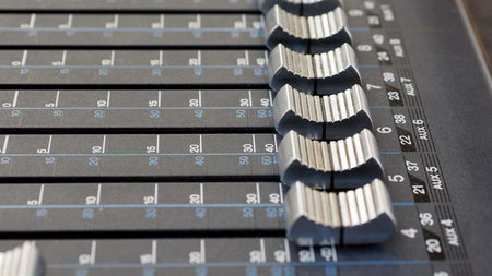 soundboard mixer mixing board for live music and recording