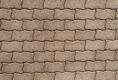 concrete blocks tiled floor useful as a backgroundの写真素材