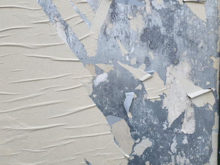 paper texture decollage useful as a background