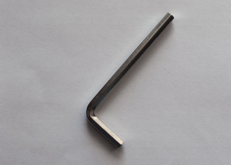 hex key tool top flat viewの写真素材