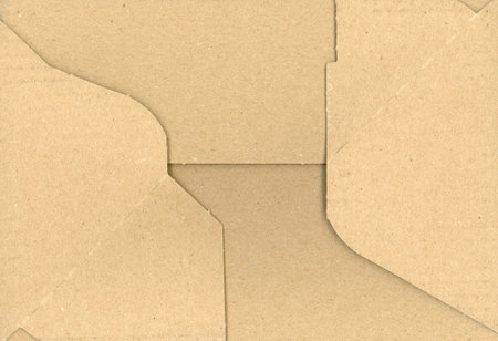 brown cardboard texture useful as a backgroundの写真素材
