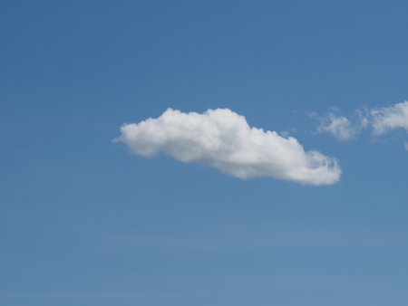 blue sky with clouds useful as a background
