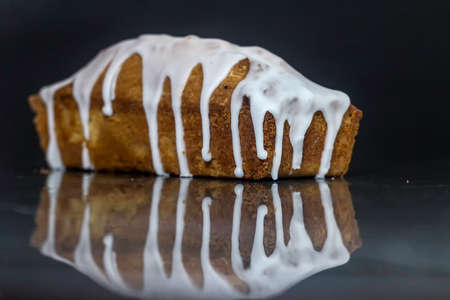 Photo book for pastries with a delicious vanilla pudding with its glazeの写真素材