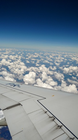 A beautiful image on the clouds in this immensity.の写真素材
