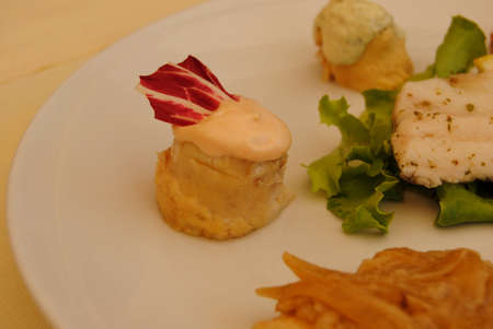 Mix fish aperitizerの写真素材