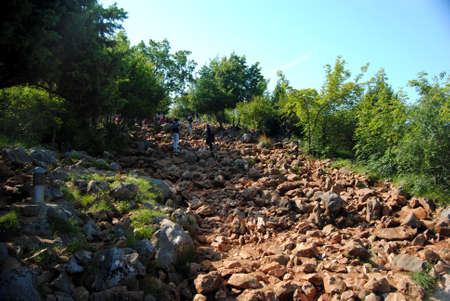 Medjugorje pilgrimageの写真素材