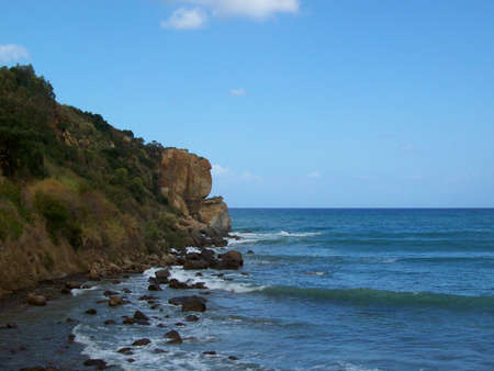 Sicily sea landscape, Italy の写真素材