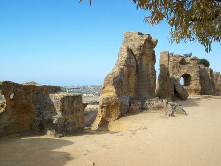 Agrigento Temple valley 1 50の写真素材