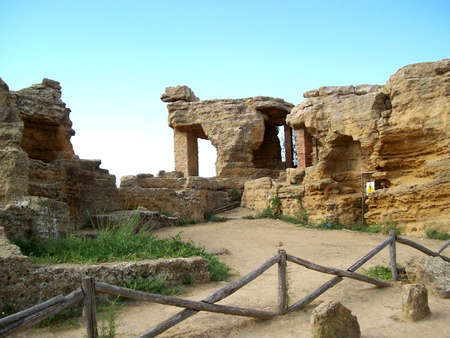 Agrigento Temple valley 1 50の写真素材