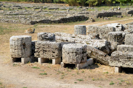 Greek temples of Paestum - 1 of 20の写真素材
