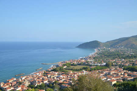  Golden beach of Cilento , Italy の写真素材