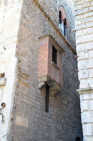 Architectural details of Siena の写真素材