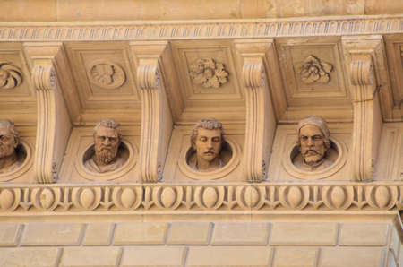 Architectural details of Siena の写真素材