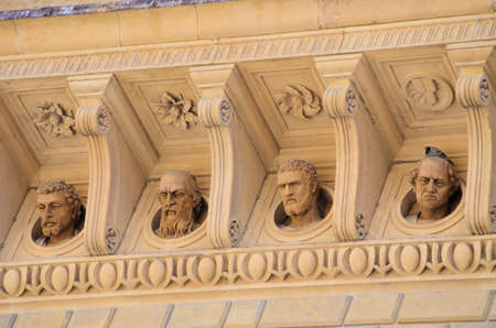 Architectural details of Sienaの写真素材
