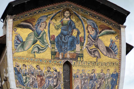 Lucca - San Frediano Church - Fisheyeの写真素材