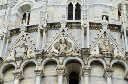 Baptistery of St. John - Square of Miracles - (Pisa)の写真素材