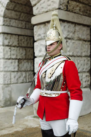 London, United Kingdom - October 2, 2013: The Queen's Life Guard, London