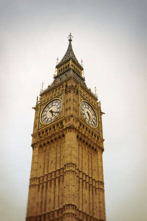 The Big Ben. Tlti shift effectの写真素材