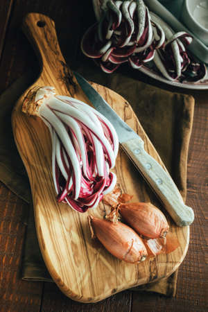 Treviso red radicchioの写真素材