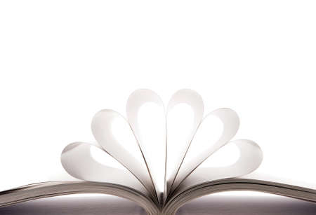 Book on white backgroundの写真素材