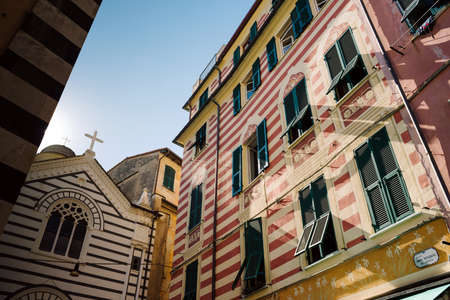 palaces of Monterosso, Cinque Terre, Liguriaのeditorial素材