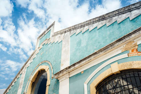 Colors and decorations of a old palace in Belem, Lisbon, Portugal