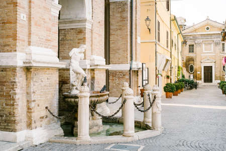 Fountain of Neptune, Senigallia Marche, Italy