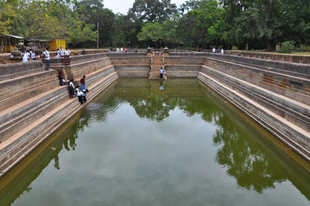 Ruins of the ancient city Anuradhapura, Sri Lankaのeditorial素材