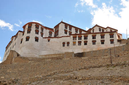 Chemdey gompa, Buddhist monastery in Ladakhの写真素材