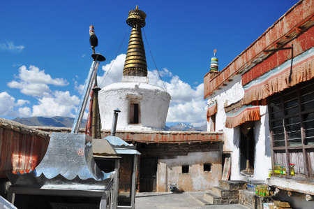 Shey Palace in Ladakh, Indiaの写真素材