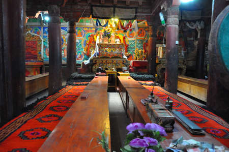 Interior of Hemis gompaのeditorial素材