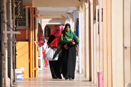 Unidentified people at market in nizwaのeditorial素材