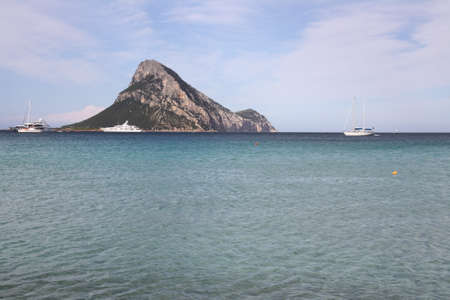 Landscape of sardinia coast Italyの写真素材