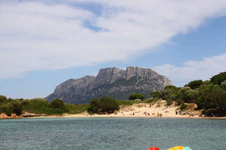 Landscape of sardinia coast Italyの写真素材