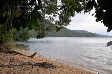 Lake Tempe in Indonesia on the island of Sulawesiの写真素材