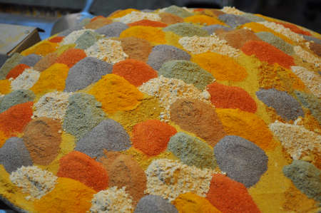 Inside spice market at Isfahan Grand Bazaar,の写真素材