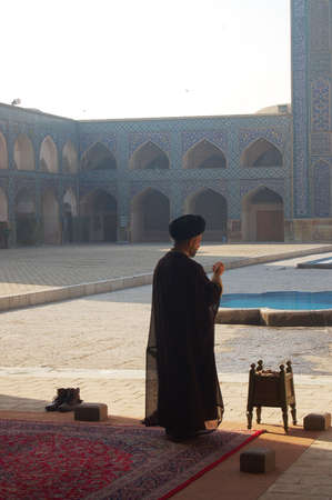 Old armenian man is prayingのeditorial素材