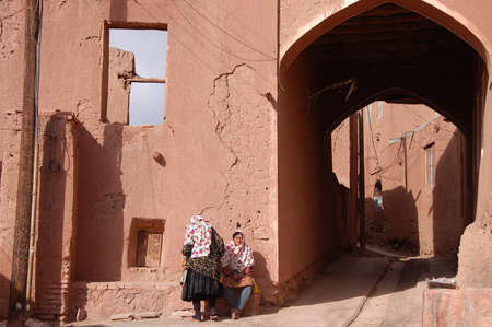 Abyaneh, traditional and historic village in Iranの写真素材