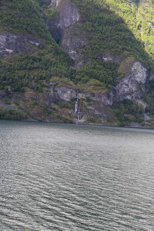Beautiful Sognefjord, Norwayの写真素材